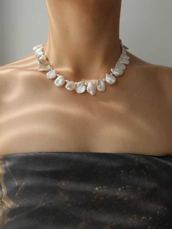 Parisian Baroque Pearl Necklace