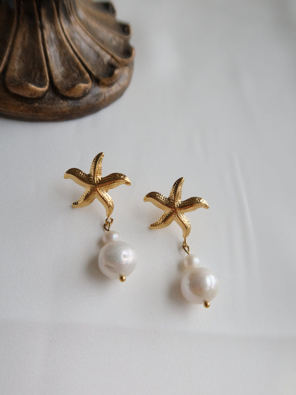 Star Baroque Earring