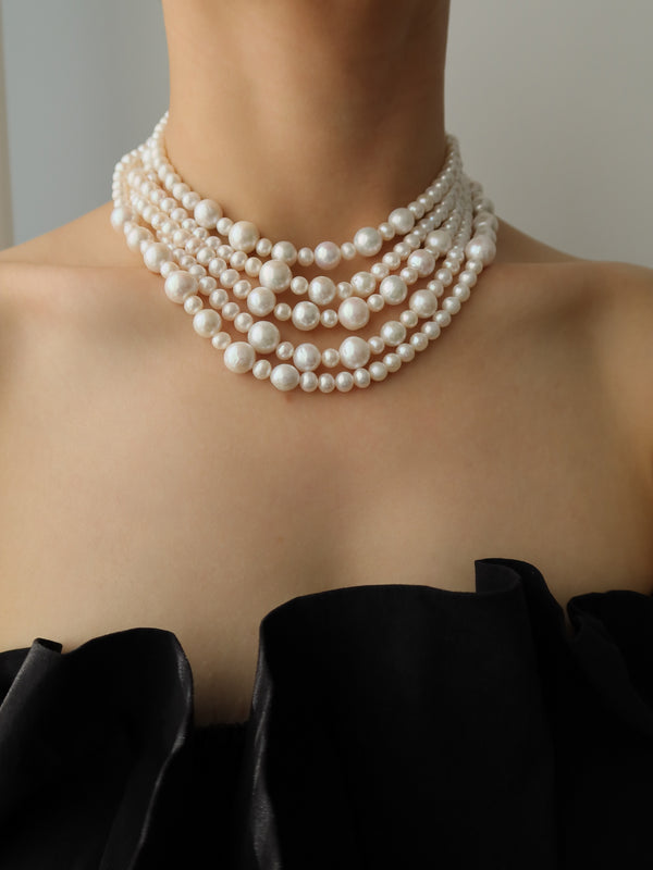 Christian Long Pearl Necklace